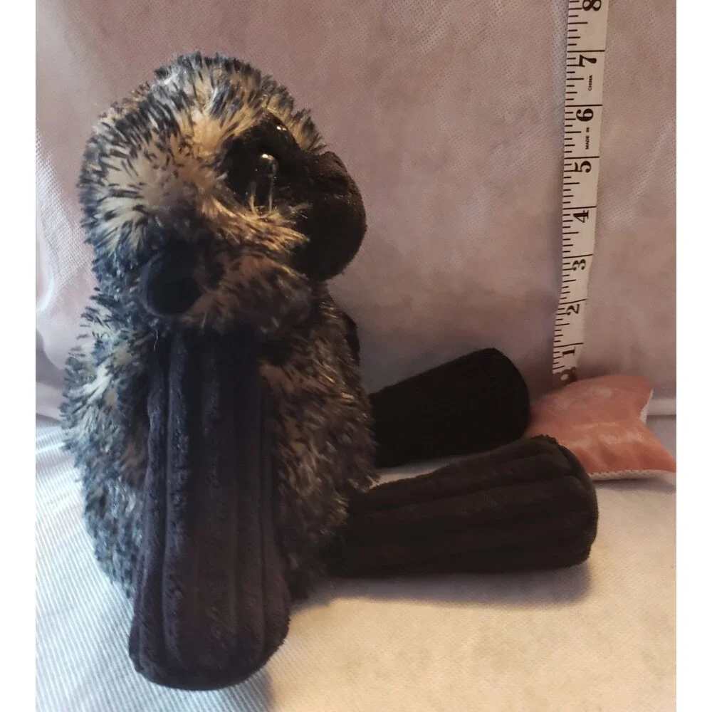2 SCENTSY Buddies Retired Black Fuzzy GAMBI GORILLA and Striped ZUKU ZEBRA